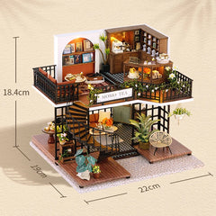 DIY Miniature Dollhouse – The Ultimate Giftable 3D Puzzle for Relaxation, Focus & Fun!