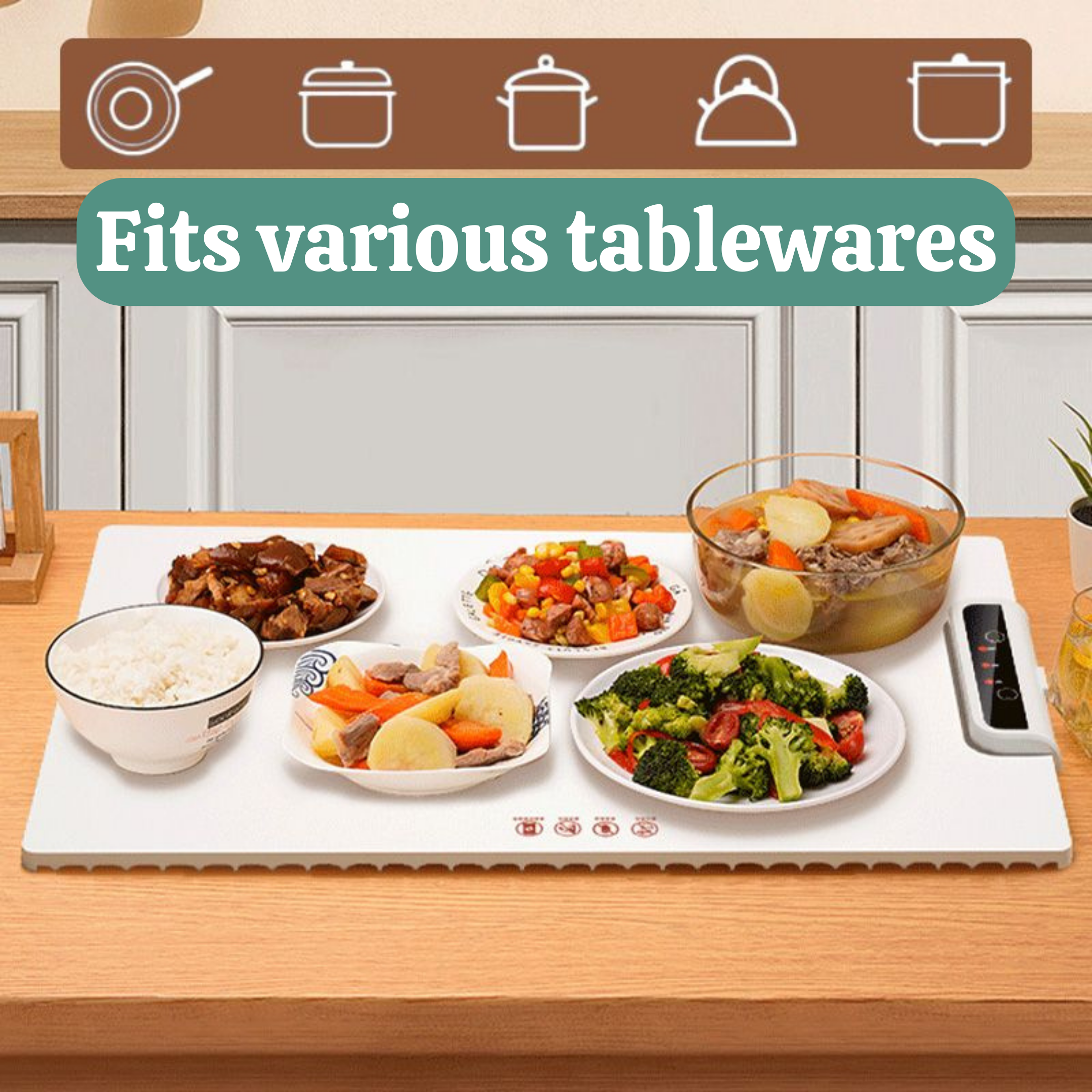 Food Warming Foldable tray